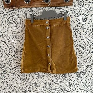 Corduroy Skirt